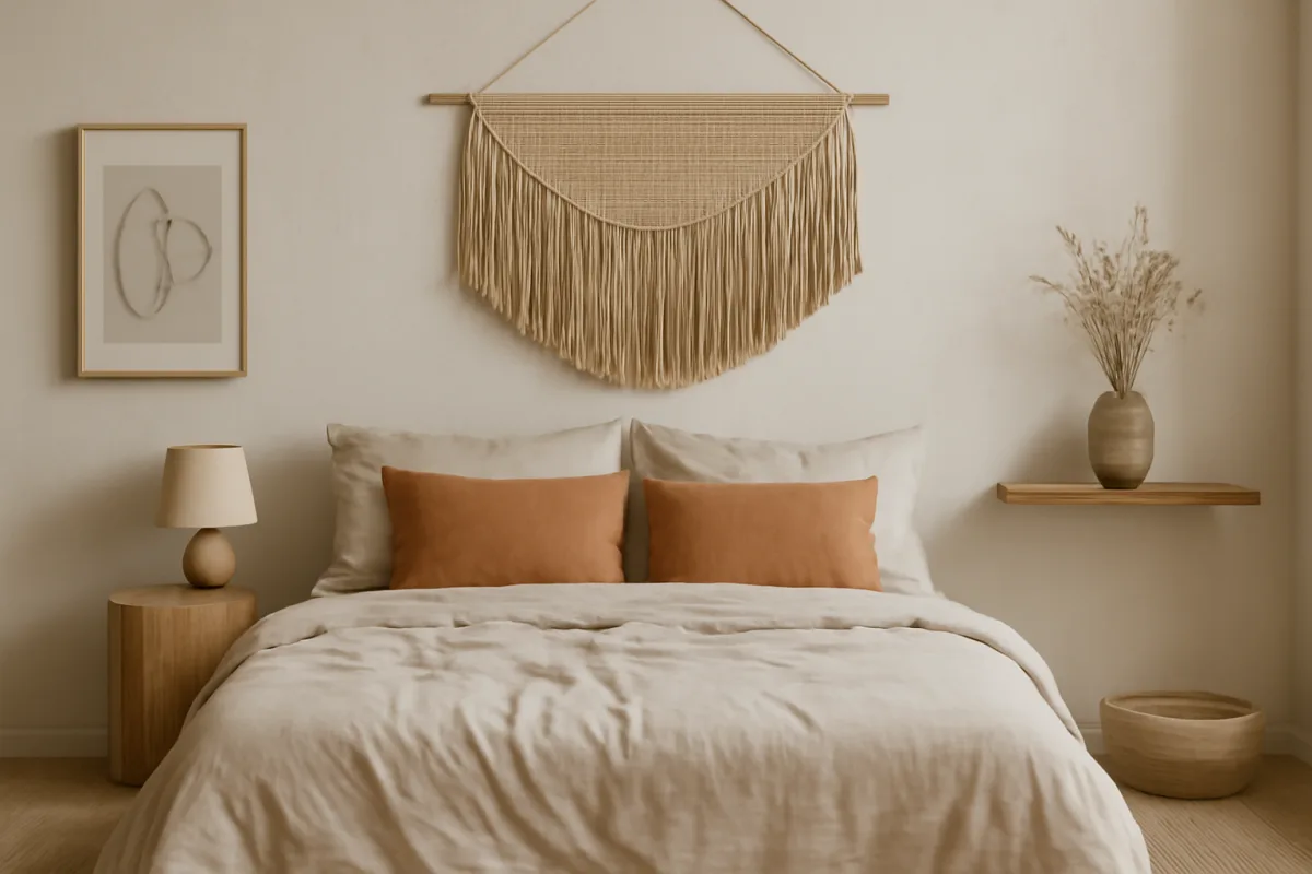 Zona letto senza testiera: idee alternative per un effetto di design originale e funzionale