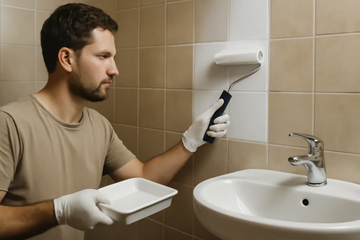 Rinnovare le piastrelle del bagno senza demolirle: il metodo pratico e veloce che funziona