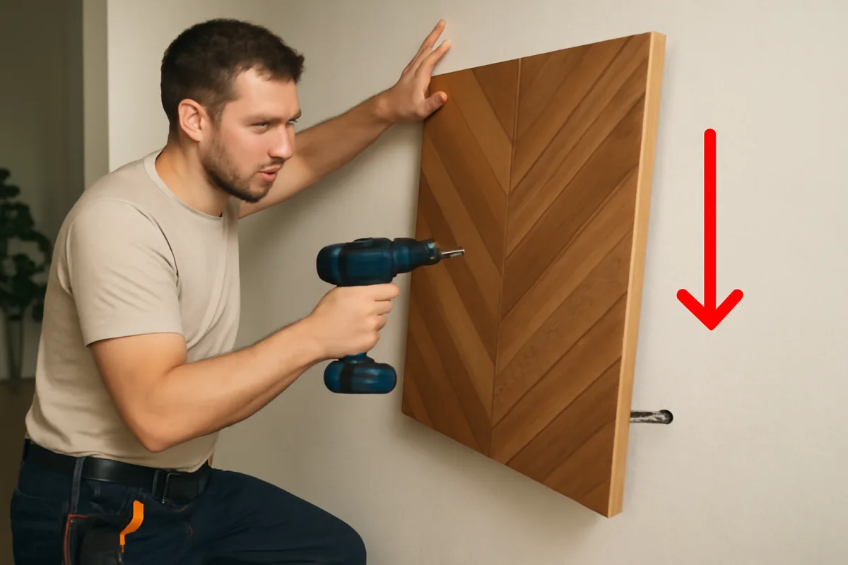 Come fissare pannelli decorativi alla parete? L’errore più comune che fa perdere stabilità