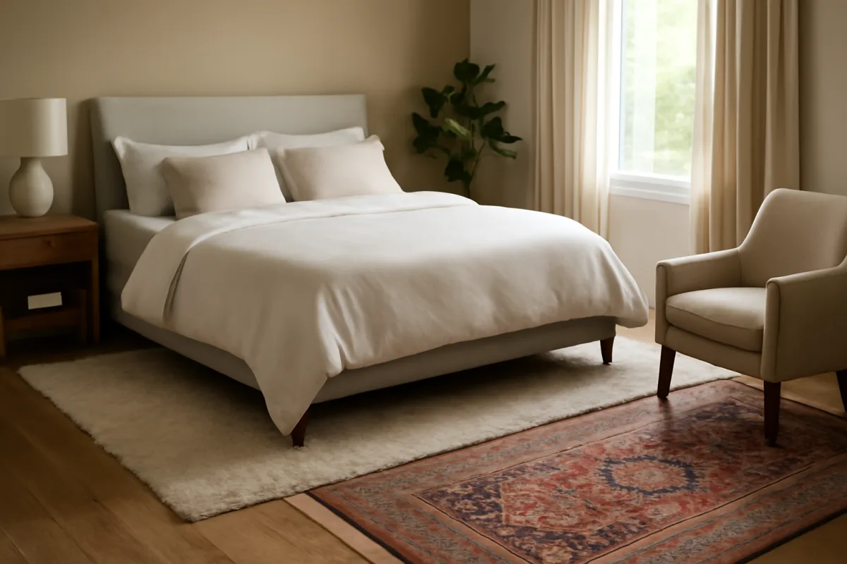 Tappeti in camera da letto: dove posizionarli per ottenere massimo comfort e stile