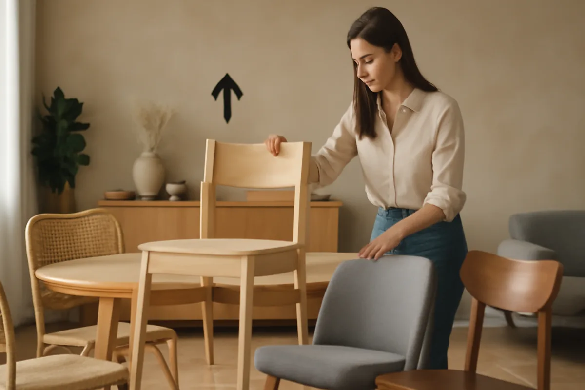 Come scegliere le sedie per la zona pranzo? Consigli pratici che evitano errori