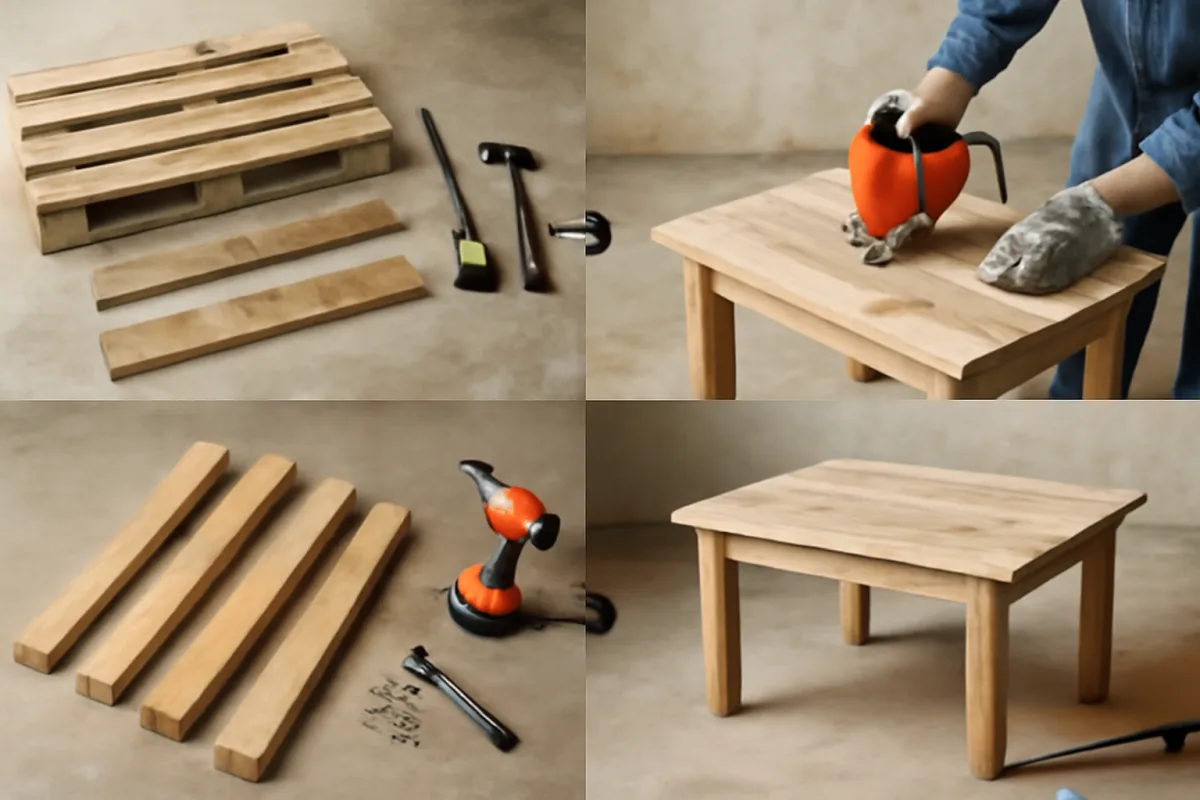 Realizzare un tavolino di pallet: il procedimento passo-passo che evita sprechi di materiali